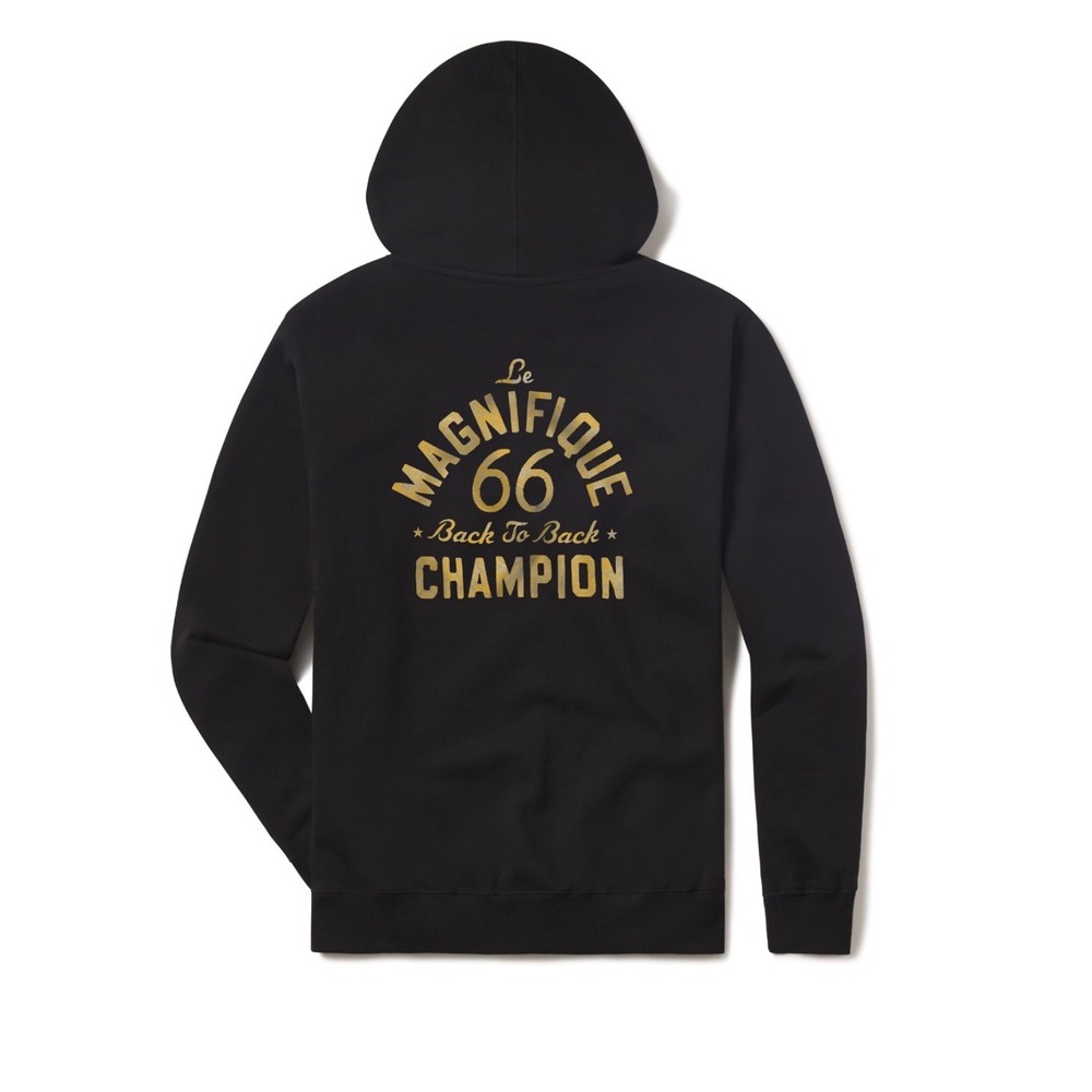 Steel City Pittsburgh Le Magnifique 66 Hoodie Black Gold‎ Mario Lemieux Mens M